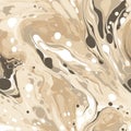 Slimy Taupe Marble: A Fluid And Organic Cartoon Abstraction