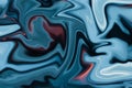 Marbled blue abstract background. Liquid texture marble pattern. Fluid art