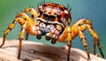 Marbled orbweaver orb weaver pumpkin spider