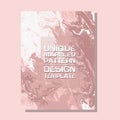 Marbled pink abstract background. Liquid marble pattern. Vector fluid texture. Business template design.