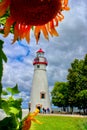 Marblehead Lighthouse, Ohio USA Royalty Free Stock Photo