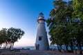 Marblehead lighthouse in Ohio Royalty Free Stock Photo