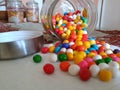 Marbles candy with colorful colors