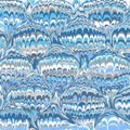 Marbling blue vintage background