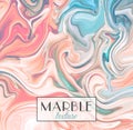 Marbling. Marble texture. Vector abstract colorful background. Paint splash.