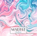 Marbling. Marble texture. Vector abstract colorful background. Paint splash.