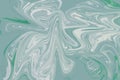 Marbllized swirls of various green background