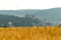 Marburg castle from far