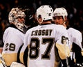 Marc-Andre Fleury and Sidney Crosby, Pittsburgh Penguins Royalty Free Stock Photo