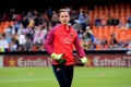 Marc Andre Ter Stegen plays at the La Liga match between Valencia CF and FC Barcelona Royalty Free Stock Photo