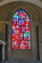 Stained glass window in Chichester cathedral