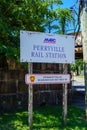 MARC Perryville Rail Station Sign