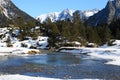 Marcadau valley in winter.