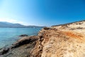 Marcello beach - Cyclades island - Aegean sea - Paroikia Parikia Paros - Greece Royalty Free Stock Photo