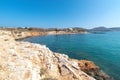 Marcello beach - Cyclades island - Aegean sea - Paroikia Parikia Paros - Greece Royalty Free Stock Photo