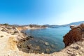 Marcello beach - Cyclades island - Aegean sea - Paroikia Parikia Paros - Greece Royalty Free Stock Photo