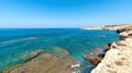 Marcello beach - Cyclades island - Aegean sea - Paroikia Parikia Paros - Greece Royalty Free Stock Photo