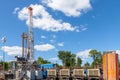 A Marcellus Shale Drilling Construction Site Royalty Free Stock Photo
