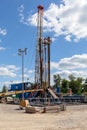 Marcellus Shale Gas Construction Site Royalty Free Stock Photo