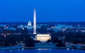 MARCH 26, 2018 - ARLINGTON, VA - WASH D.C. - Aerial view of Washington D.C. from Top of Town. America, national Royalty Free Stock Photo