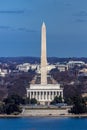 MARCH 26, 2018 - ARLINGTON, VA - WASH D.C. - Aerial view of Washington D.C. from Top of Town. Skyline, arlington Royalty Free Stock Photo