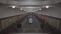 March 11, 2022. Berlin. Germany. Interior of the U Bahnhof Platz der Luftbrucke subway station. Linie U6. Berliner