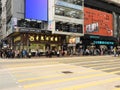 March 11, 2019 - Broadway, A Plus Fitness Gym, Star CafÃÂ©, Lao Feng Xi,ang Jewellery, Argyle Street, Mong Kok Road, Hong Kong Royalty Free Stock Photo