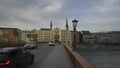 March 5, 2024 Brucktor in Wasserburg am Inn, Germany. City Gate, Inn Bridge, Wasserburg River Inn. Blick auf Innsbrucke