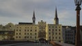 March 5, 2024 Brucktor in Wasserburg am Inn, Germany. City Gate, Inn Bridge, Wasserburg River Inn. Blick auf Innsbrucke