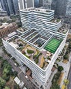 March 6, 2024 - Chengdu, Sichuan: Aerial view of the Tencent building in Chengdu