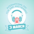 3 March Day for Ear and Hearing