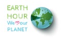 March Earth hour day