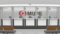 March 2019, Editorial, 3D animation, MUFG Bank retail counter.
