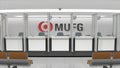 March 2019, Editorial, 3D animation, MUFG Bank retail counter.