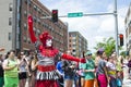 March on - Drag Queen during a parade in Iowa