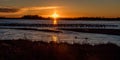 MARCH 8, 2017 - Grand Island, Nebraska -PLATTE RIVER, UNITED STATES Migratory water fowl and Sandhill Cranes are on their spring m Royalty Free Stock Photo