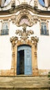 25 March 2016, Historic city of Ouro Preto, Minas Gerais, Brazil, detail of the Nossa Senhora do Carmo Church