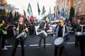March in honor of UPA. Defender of Ukraine Day Royalty Free Stock Photo