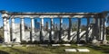 MARCH 7, 2018 , HOUSTON, TEXAS - High rise buildings in Houston cityscape from Glenwood Cemetery,. Cityscape, high Royalty Free Stock Photo