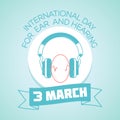 3 March International Day for Ear and Hearing