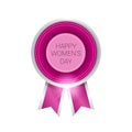 8 March International Women Day Greeting Card Icon Royalty Free Stock Photo