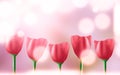 8 march international women's day background with flowers. Vector illustration Royalty Free Stock Photo