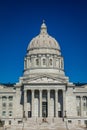 MARCH 4, 2017 - JEFFERSON CITY - MISSOURI - Missouri state capitol building in Jefferson City Royalty Free Stock Photo