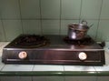 Stove and pans
