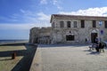 March 20, 2017, Larnaca Castle in Larnaca, Cyprus. Popular touristic european destination. Larnaca old city view Royalty Free Stock Photo