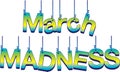 March Madness Hanging Sign Royalty Free Stock Photo