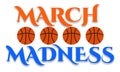 March madness poster Royalty Free Stock Photo