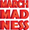 March Madness Stacked 3D Logo