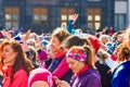 March 8, 2019 Minsk Belarus Race in honor of the Women`s Day holiday on March 8