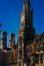 Munich Germany - Neues Rathaus (New Town Hall) at Marienplat